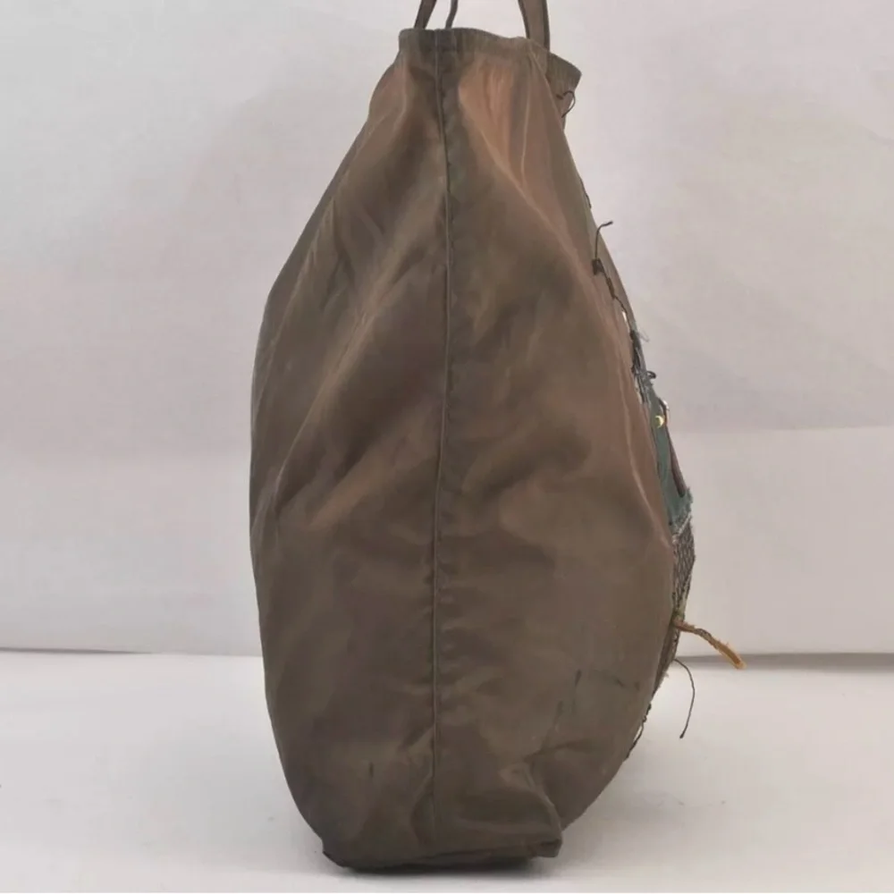 Prada Nylon Tessuto Robot Tote Bag/Shoulder Bag Olive Green | Women’s | Used | - Picture 5 of 14